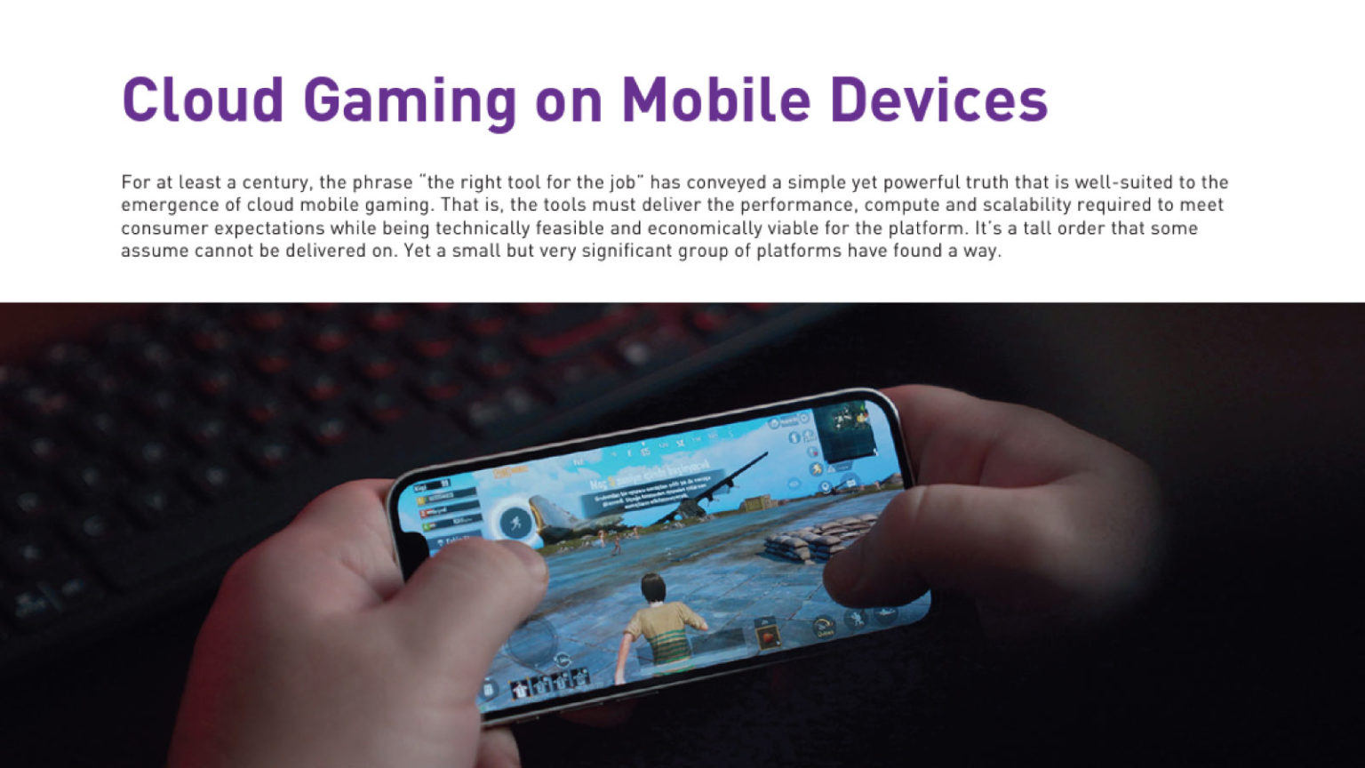 Cloud Gaming on Mobile Devices – NETINT Technologies